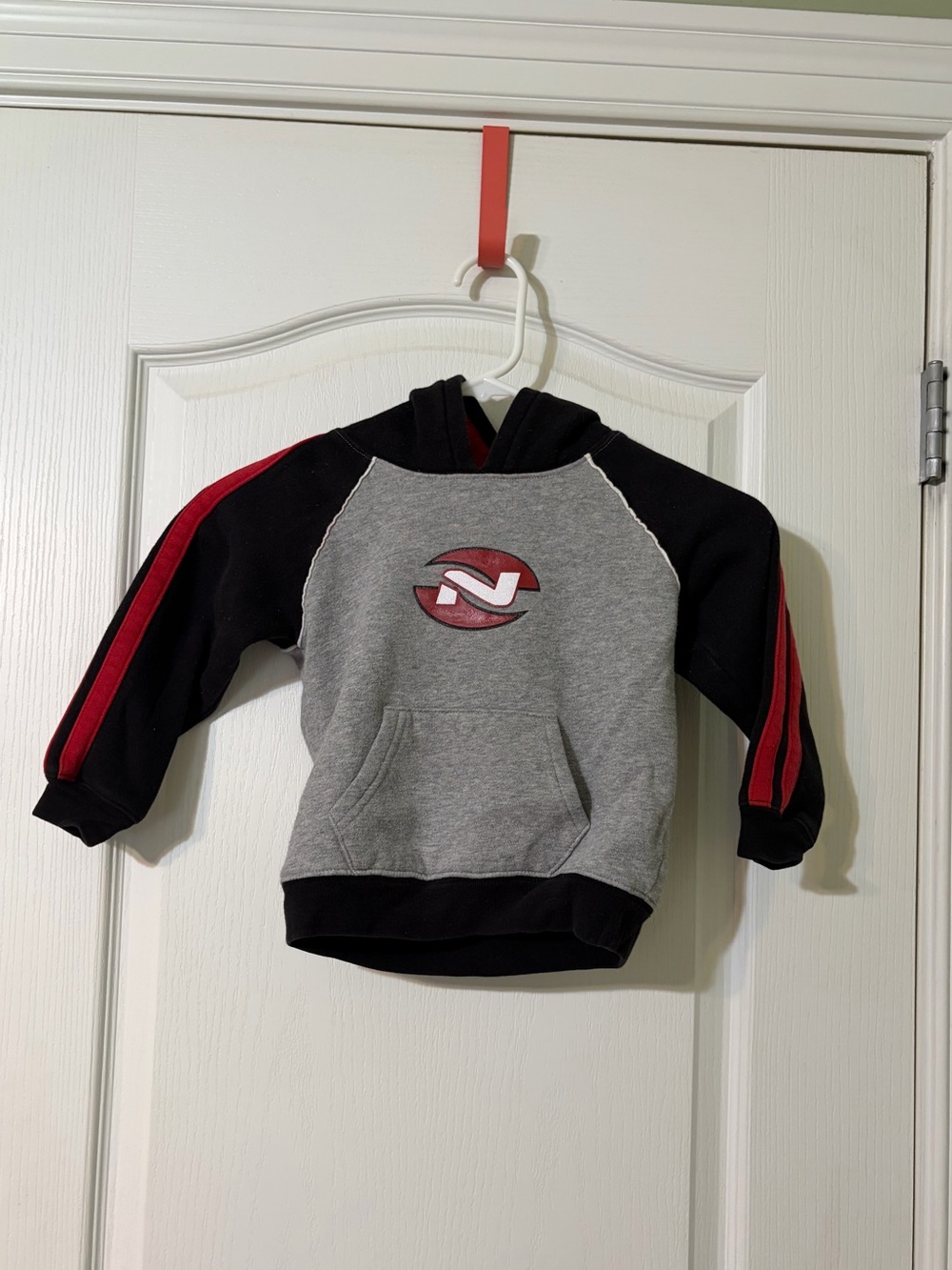 Old Navy Grey, Black & Red Logo Hoodie for Kids